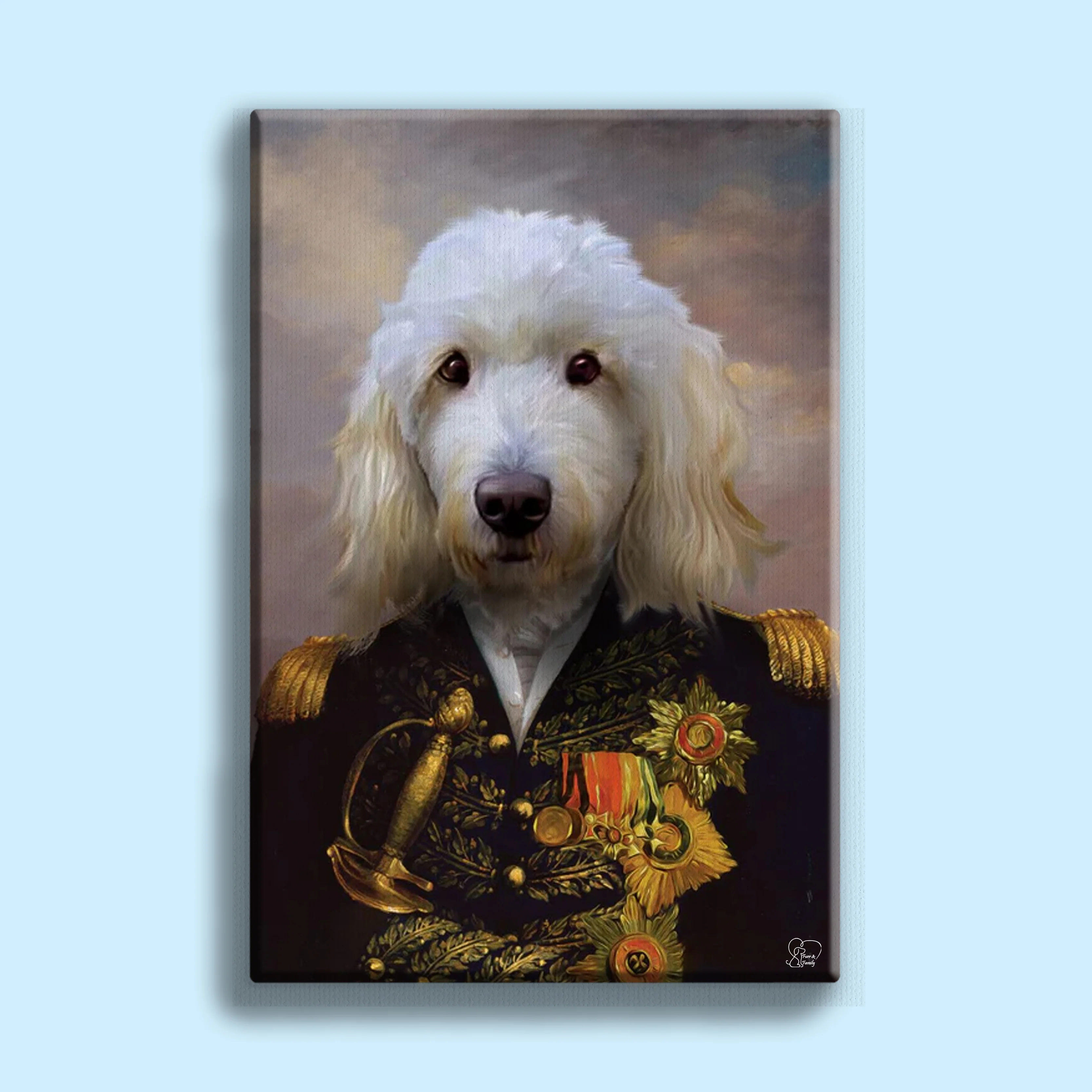 The Royal lieutenant - Custom Pet Portrait